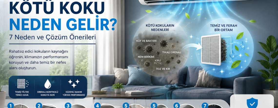Klimadan Kötü Koku Neden Gelir 7 Neden ve Çözüm Önerileri